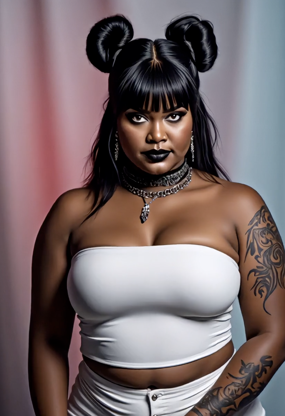 Alternative Black adult AI character